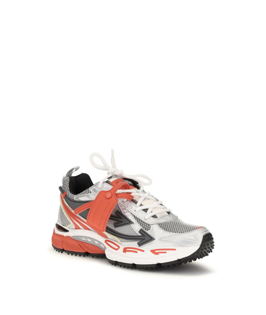 OFF-WHITE Мульти текстильные низкие кроссовки / кеды, фото 2