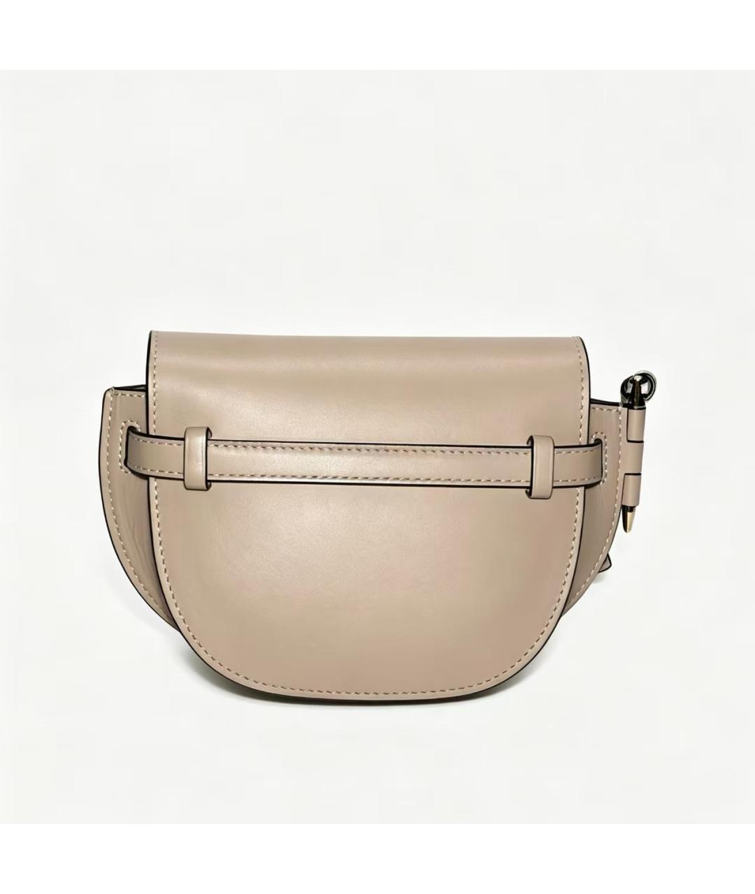 LOEWE Коричневая кожаная сумка через плечо, фото 3