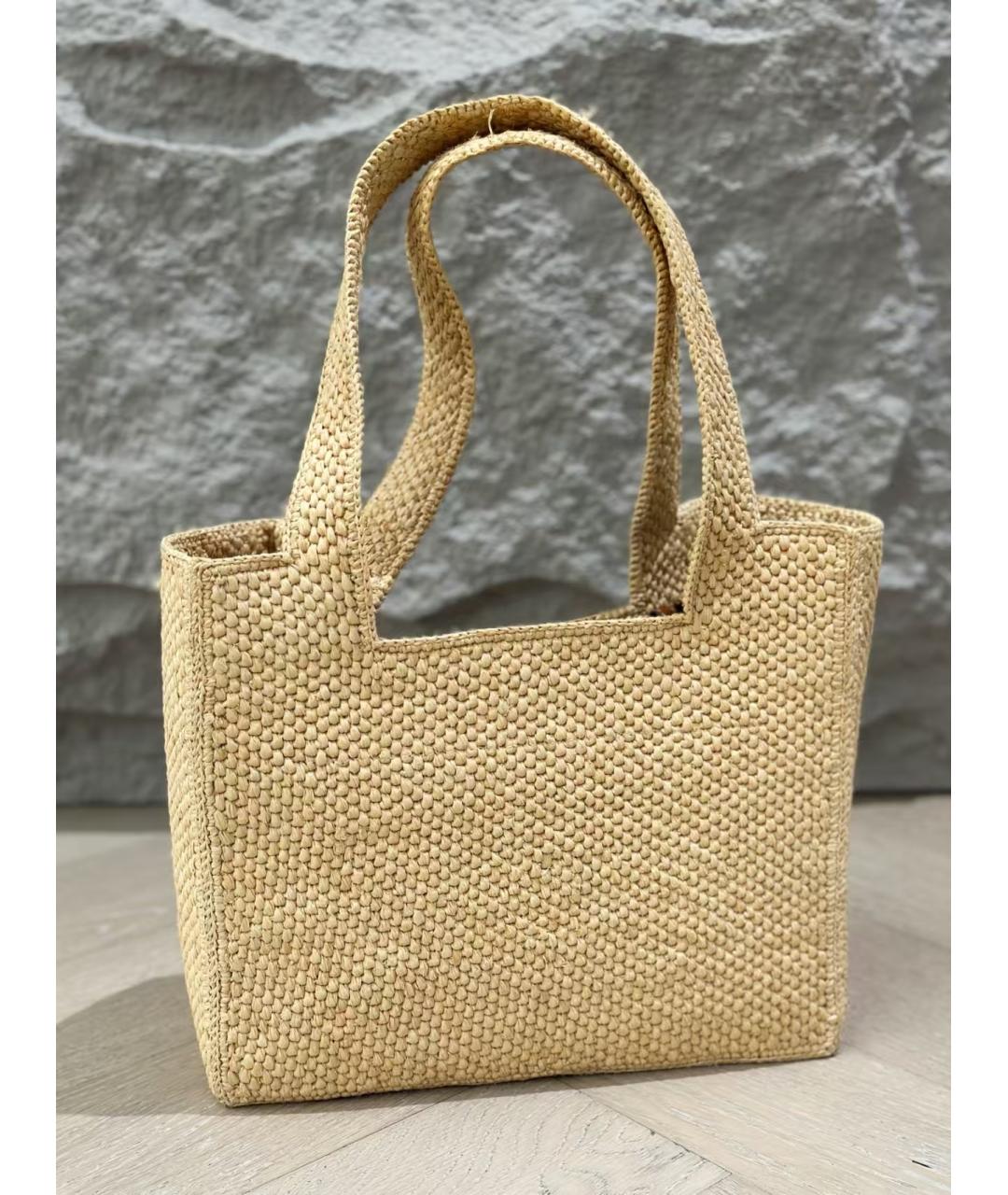 LOEWE Бежевая сумка тоут, фото 3