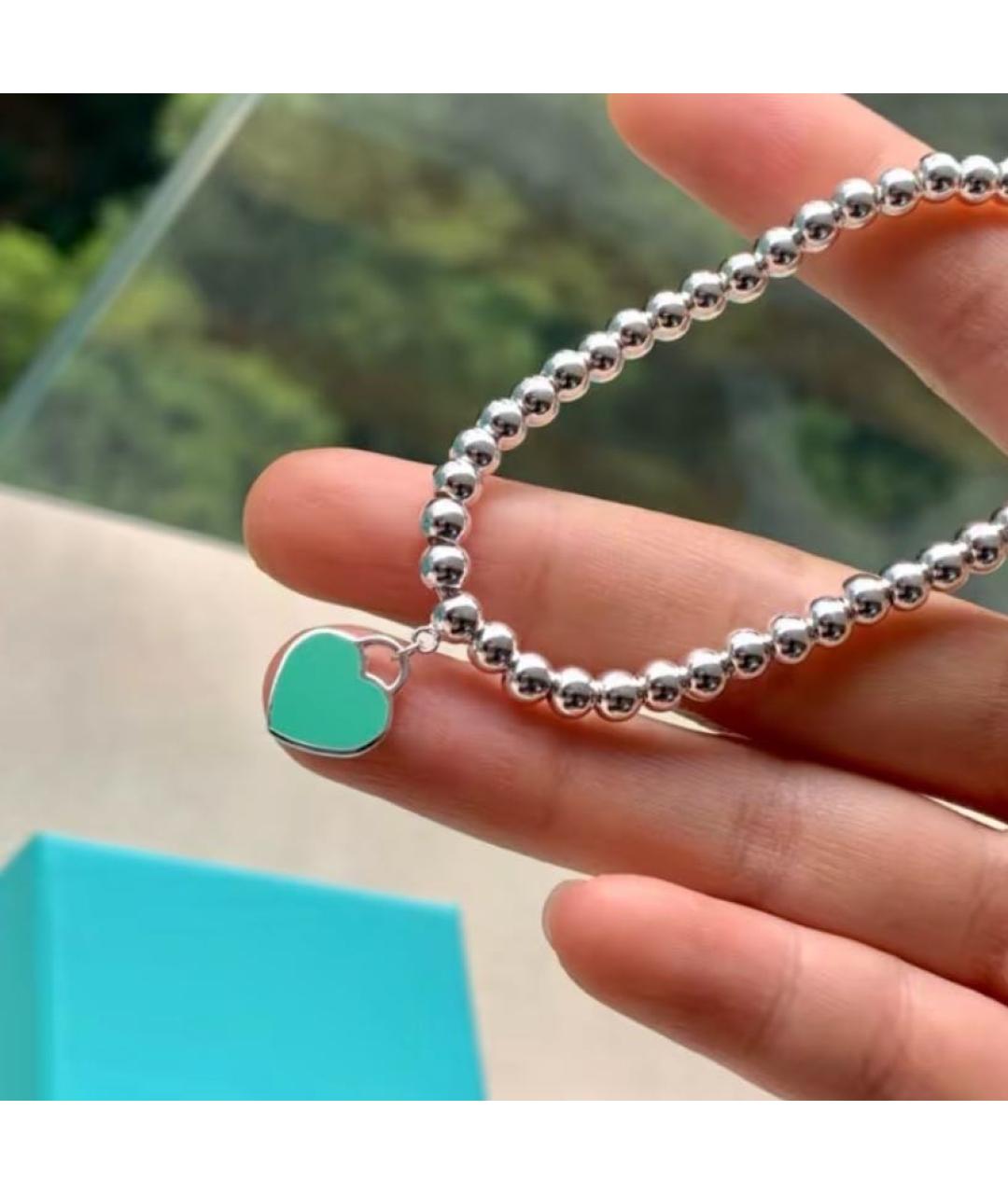 TIFFANY&CO Серебряный серебряный браслет, фото 6