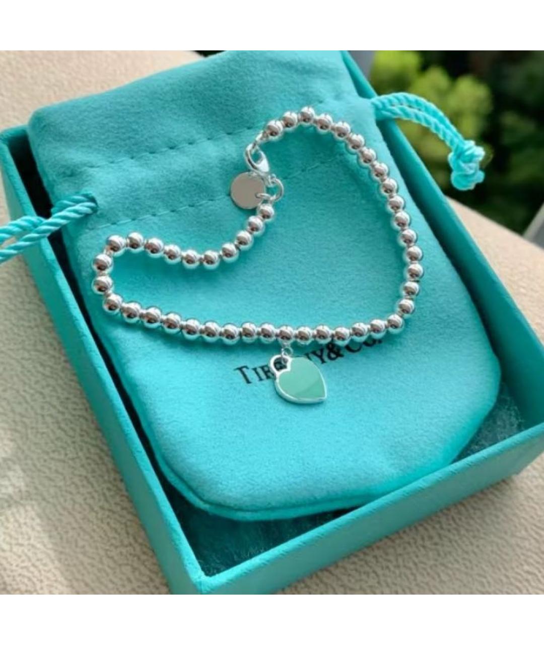 TIFFANY&CO Серебряный серебряный браслет, фото 5