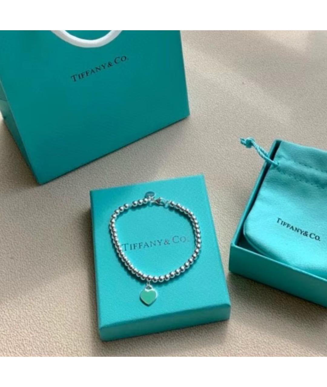 TIFFANY&CO Серебряный серебряный браслет, фото 4