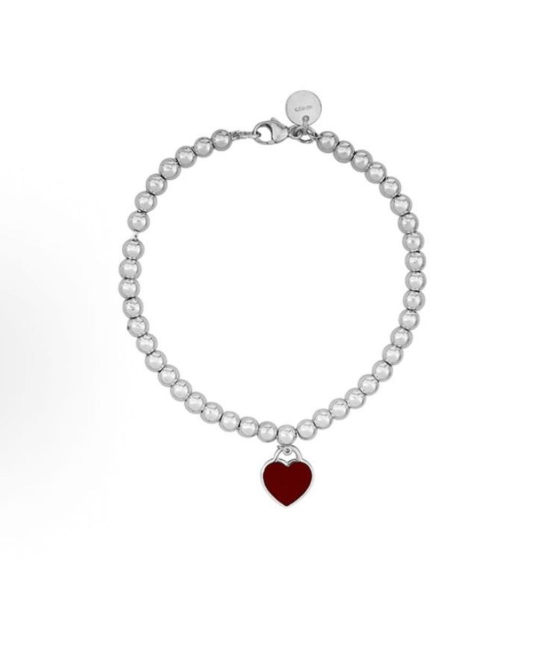 TIFFANY&CO Красный серебряный браслет, фото 2