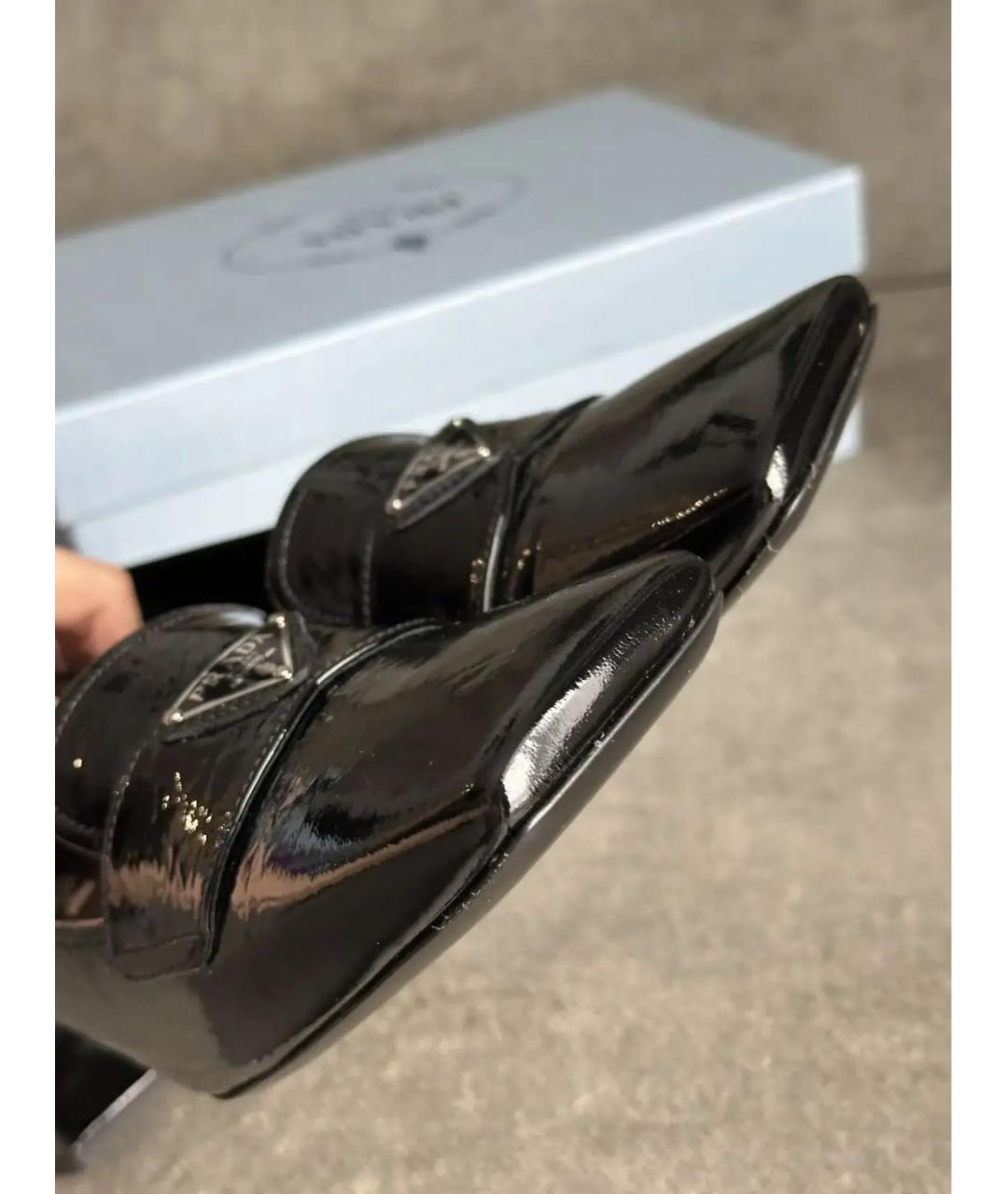 PRADA Черные туфли из лакированной кожи, фото 6