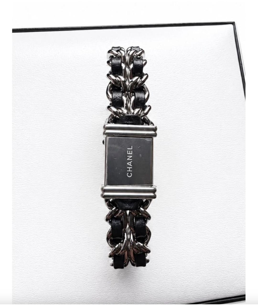 CHANEL Черные часы, фото 3