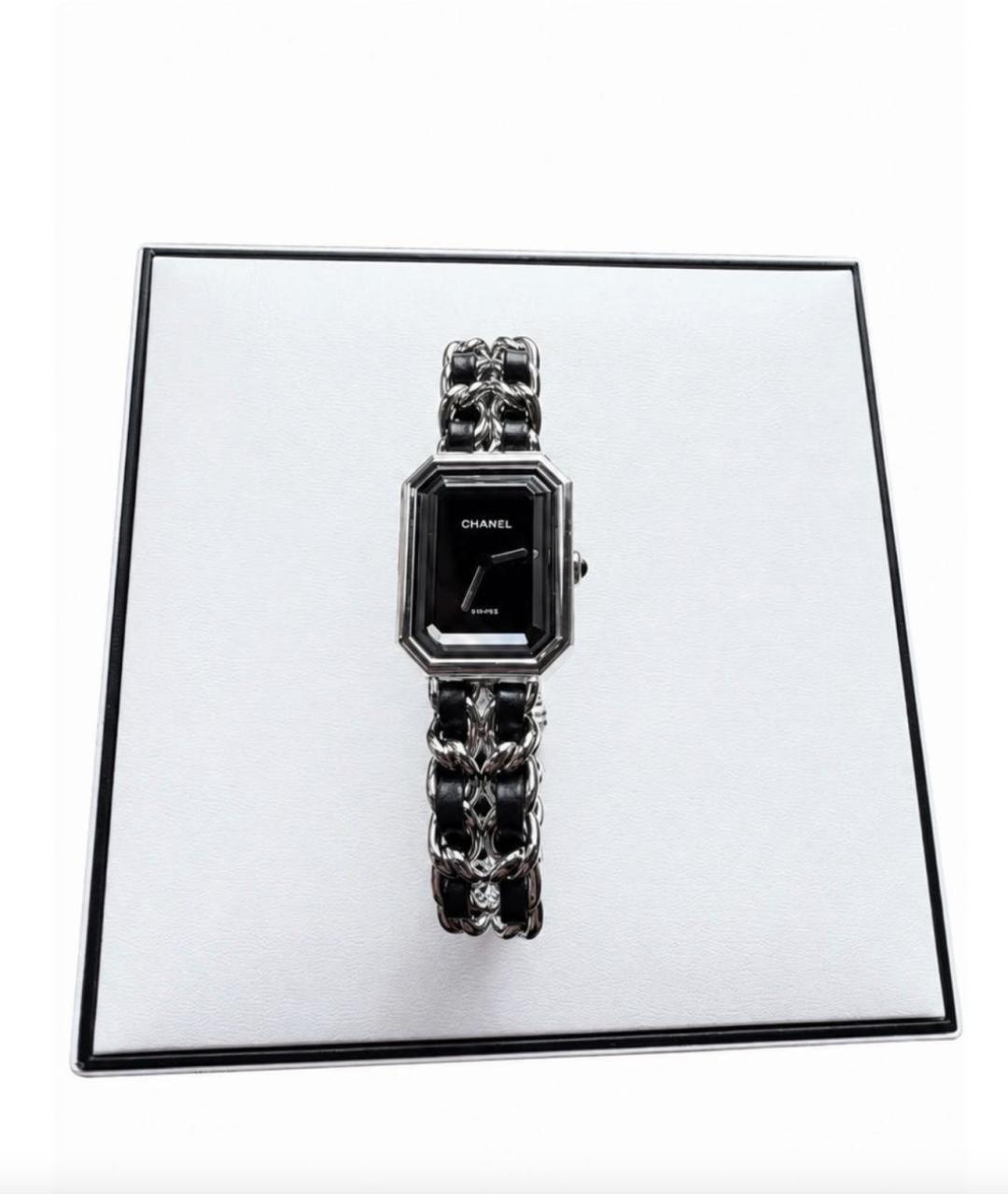 CHANEL Черные часы, фото 7