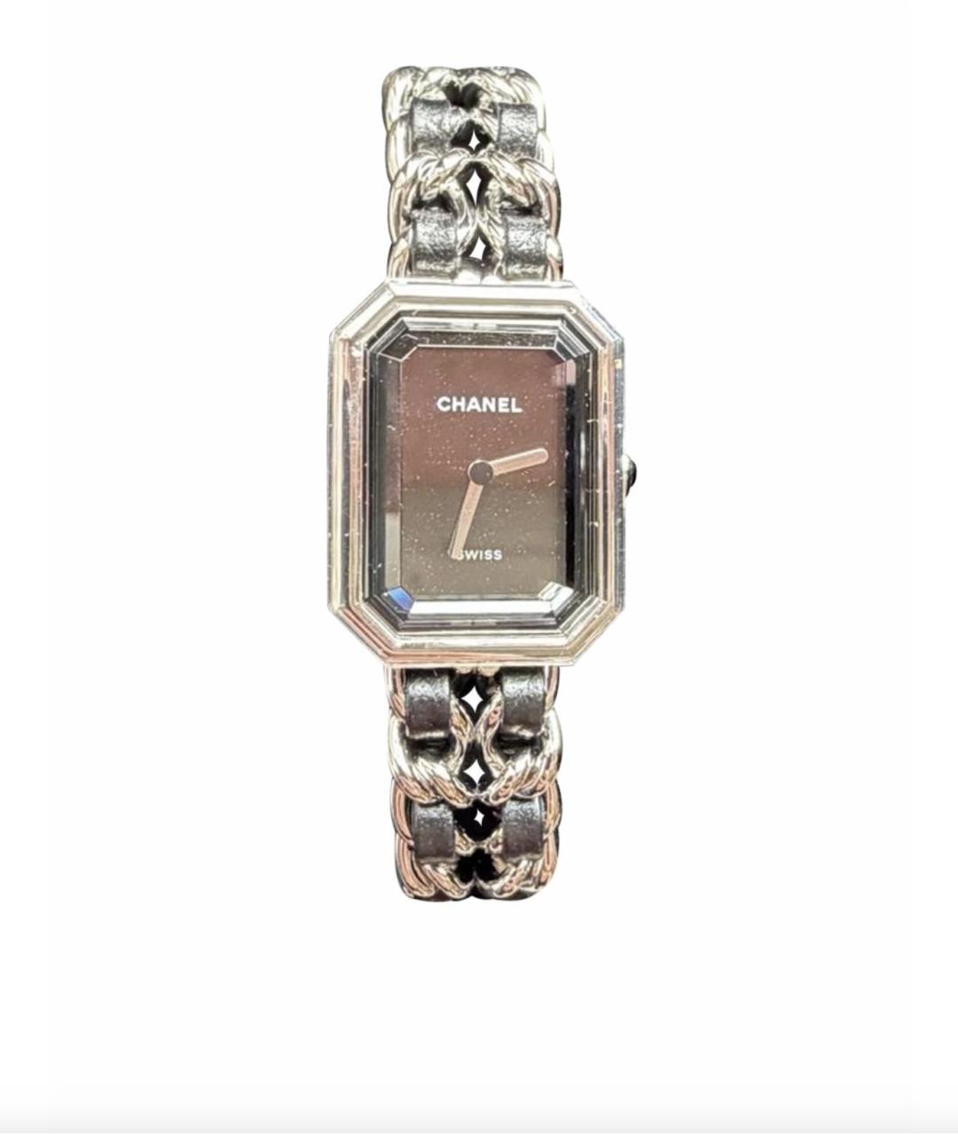 CHANEL Черные часы, фото 1