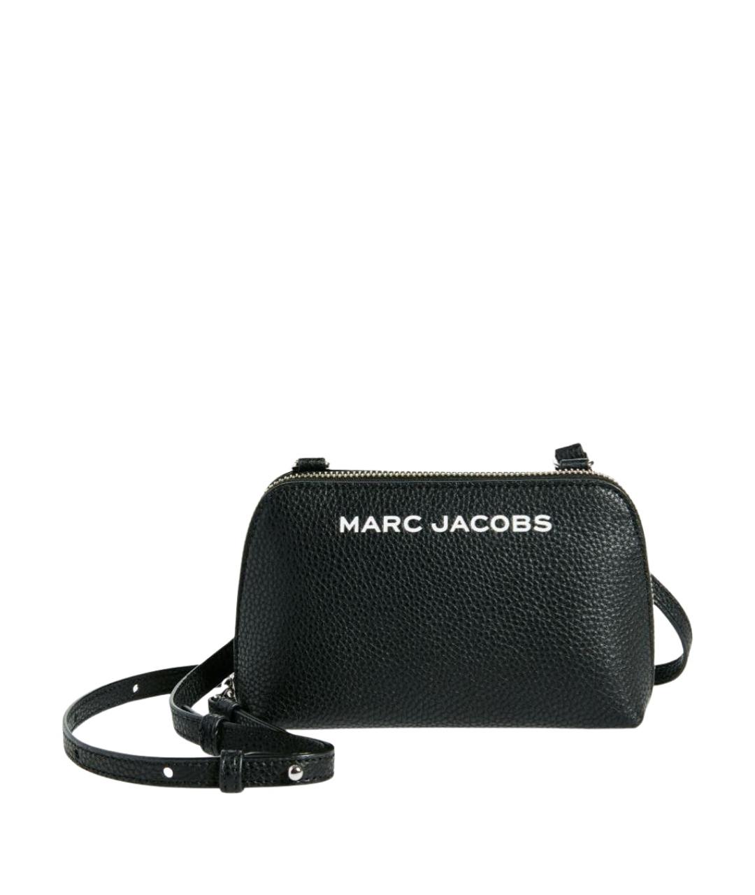 MARC JACOBS Черная кожаная сумка через плечо, фото 1