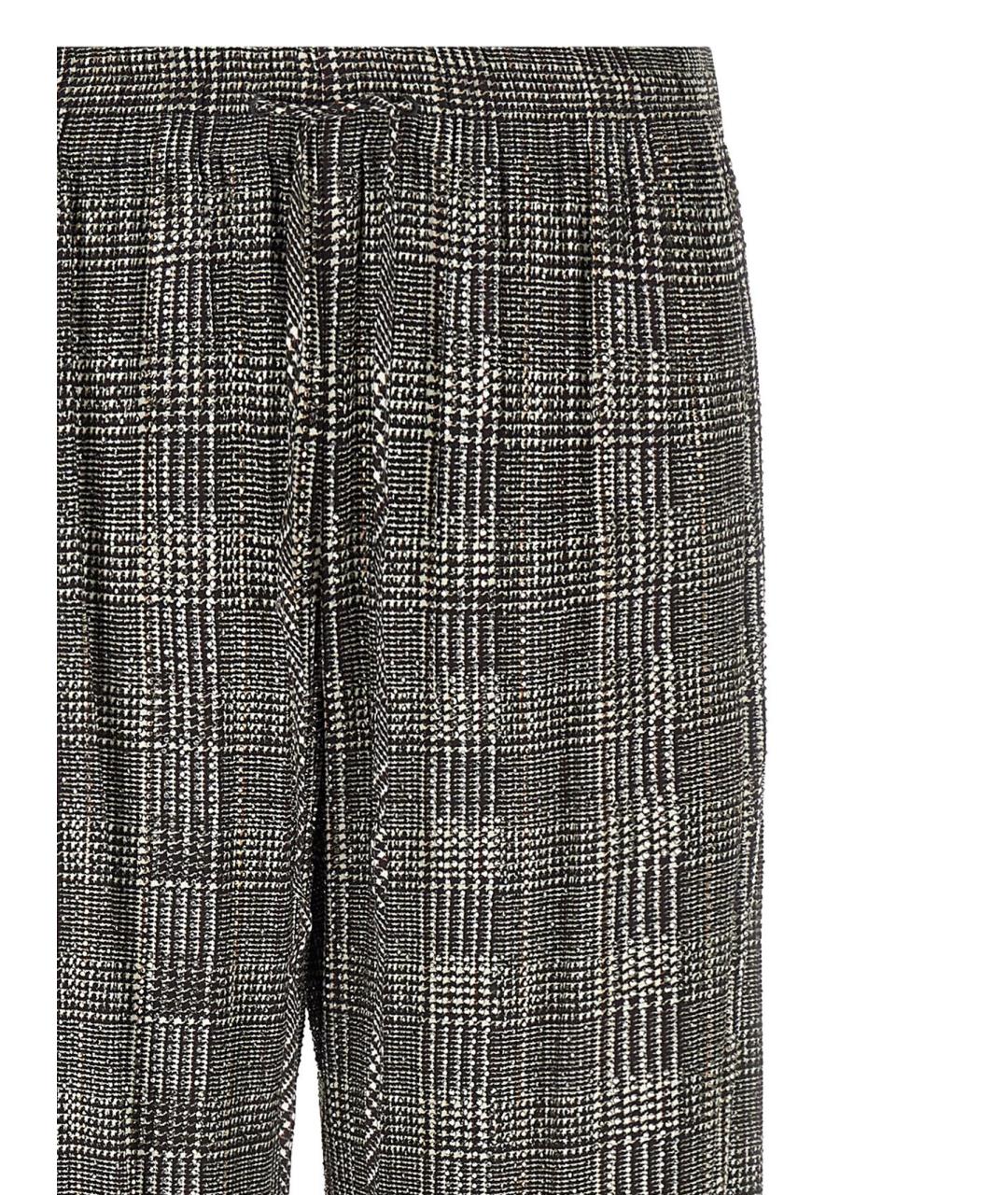 ERMANNO SCERVINO Серые вискозные прямые брюки, фото 3