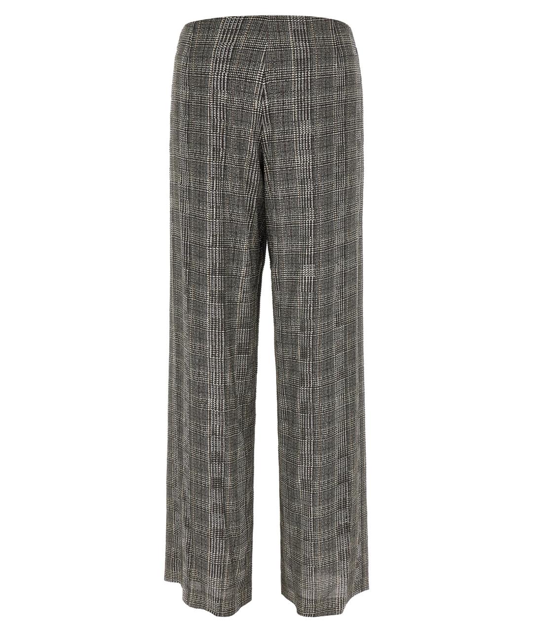 ERMANNO SCERVINO Серые вискозные прямые брюки, фото 2