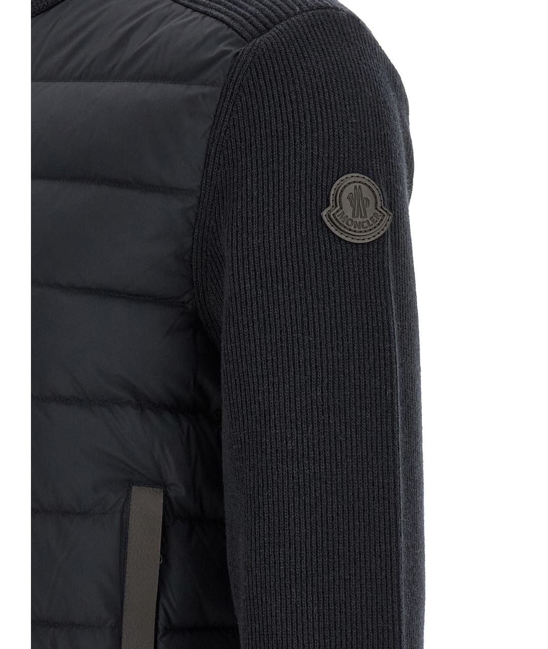 MONCLER Синяя шерстяная куртка, фото 5