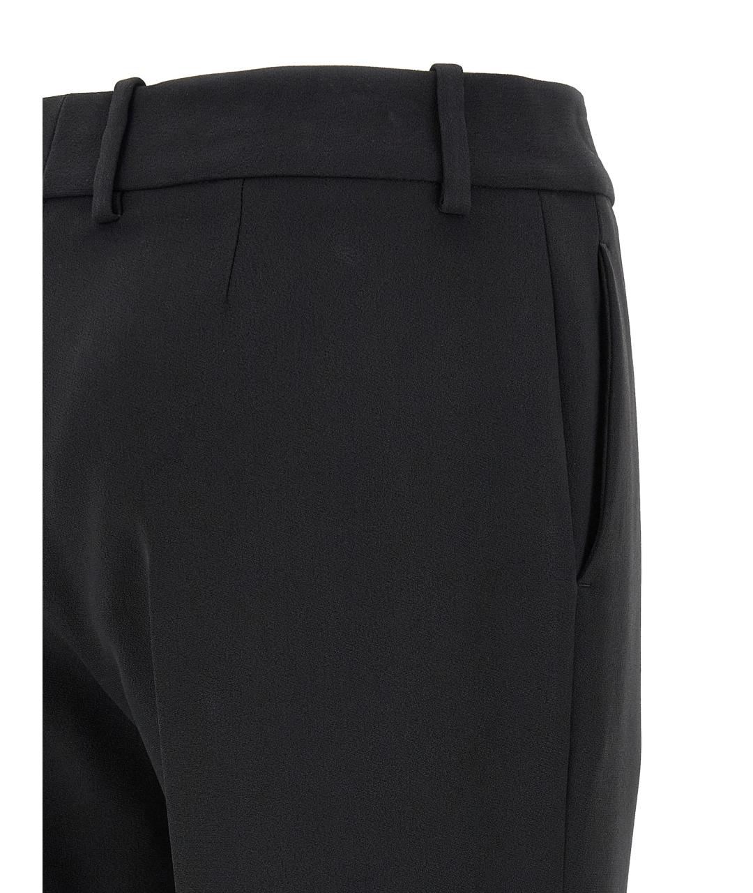 ERMANNO SCERVINO Черные вискозные брюки узкие, фото 4