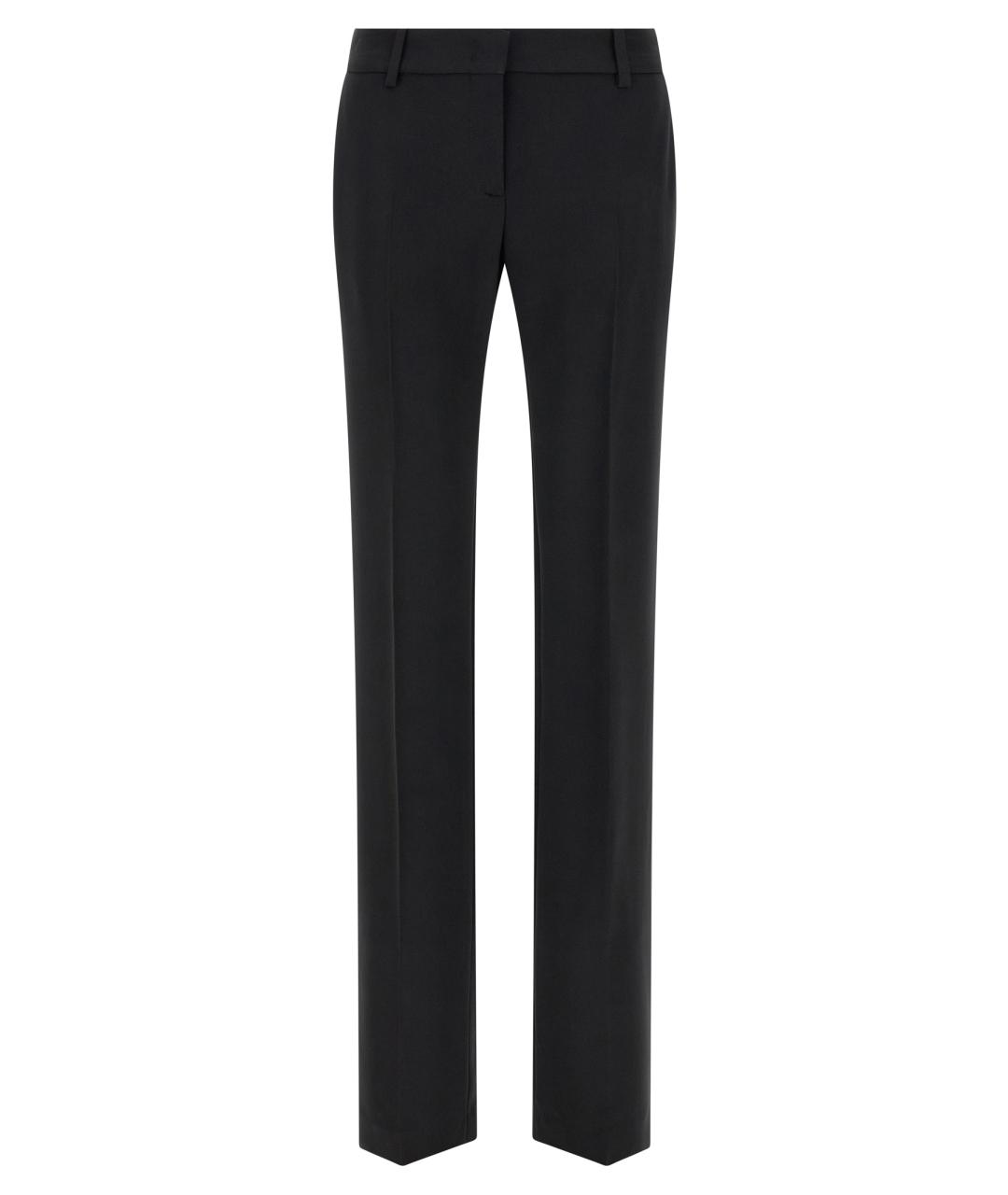 ERMANNO SCERVINO Черные вискозные брюки узкие, фото 1