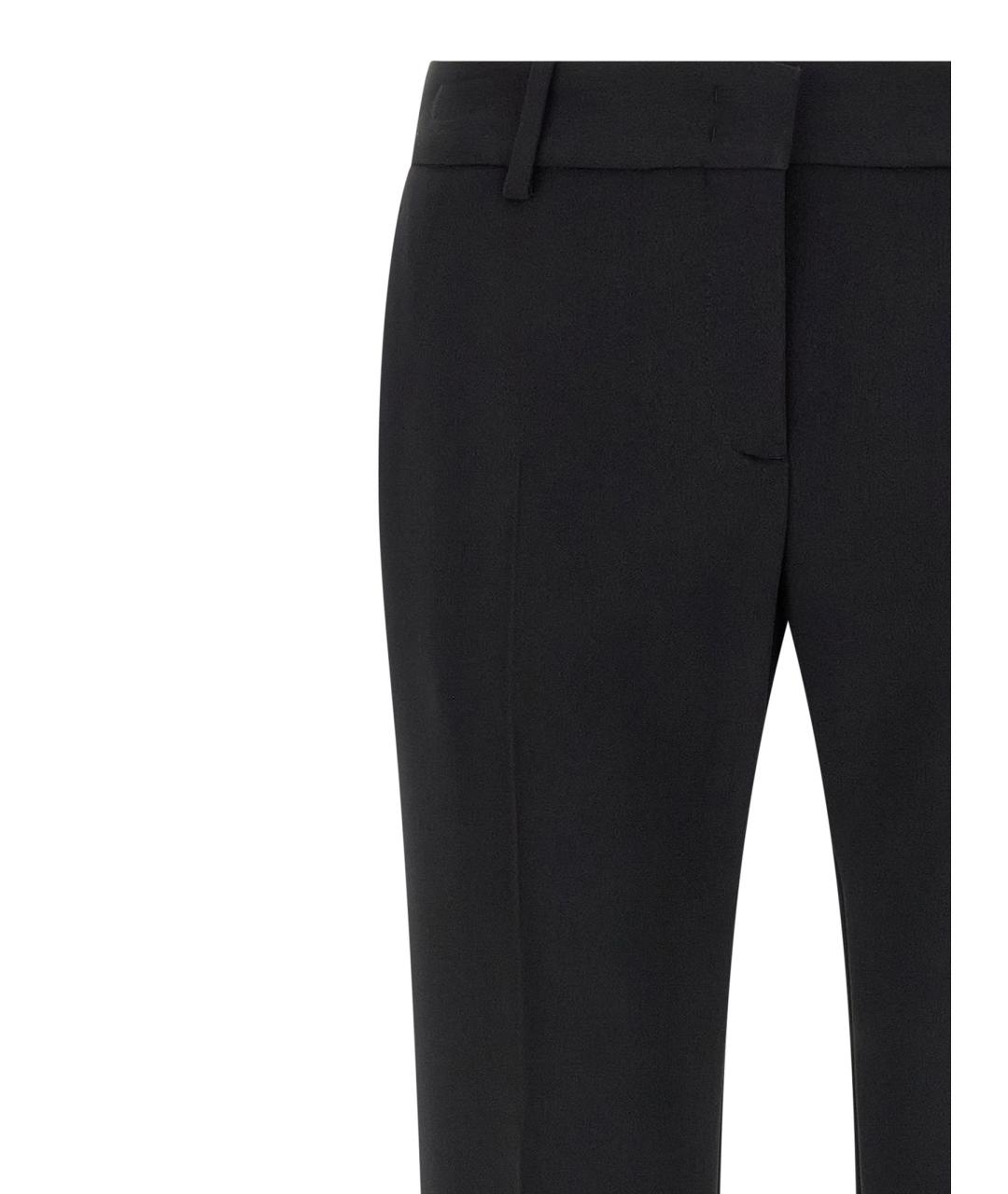 ERMANNO SCERVINO Черные вискозные брюки узкие, фото 3