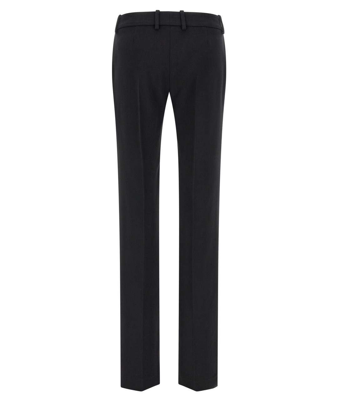 ERMANNO SCERVINO Черные вискозные брюки узкие, фото 2