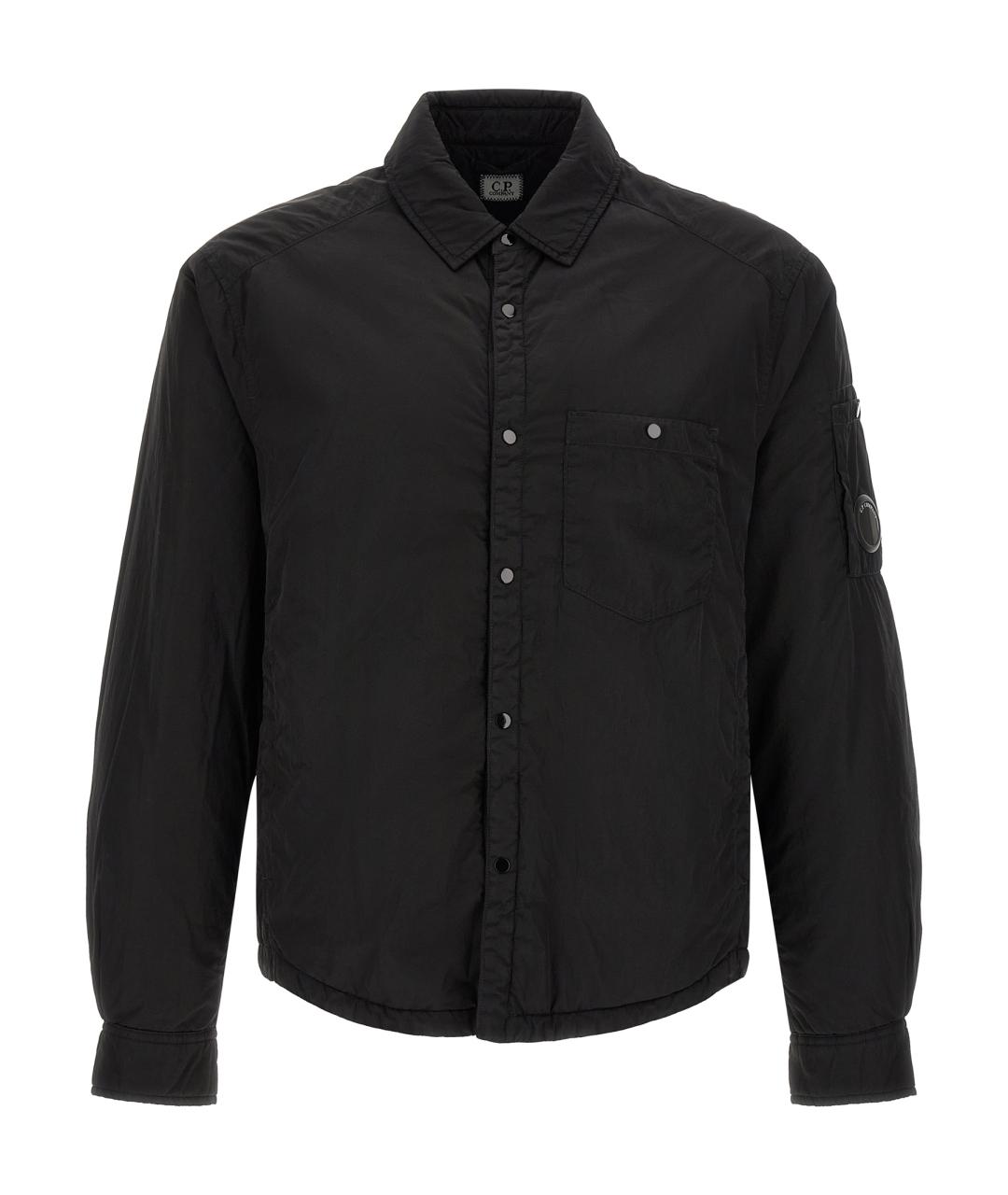 CP COMPANY Черная полиамидовая куртка, фото 1