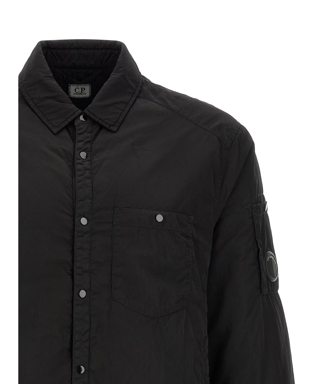 CP COMPANY Черная полиамидовая куртка, фото 3