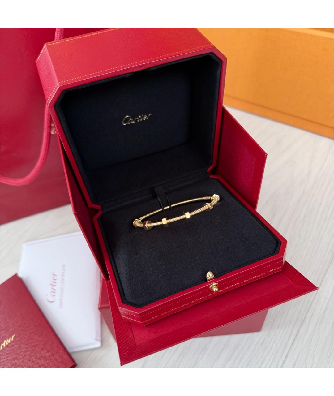 CARTIER Золотой браслет из желтого золота, фото 4