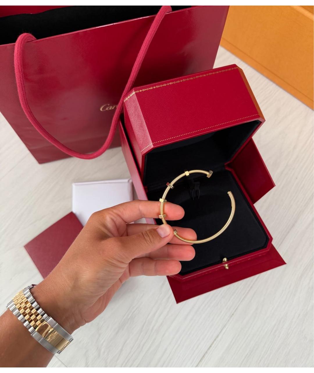 CARTIER Золотой браслет из желтого золота, фото 5