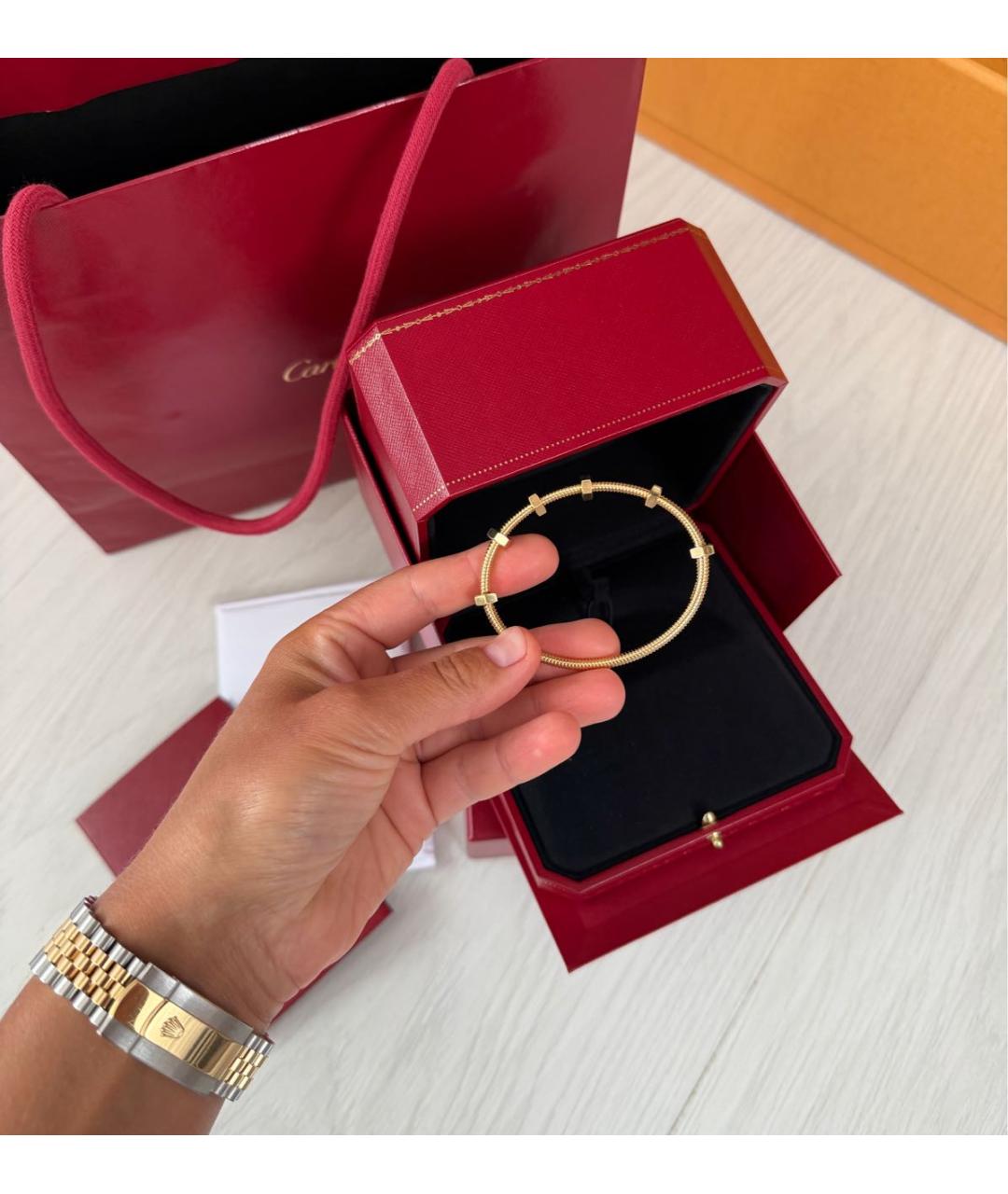 CARTIER Золотой браслет из желтого золота, фото 6