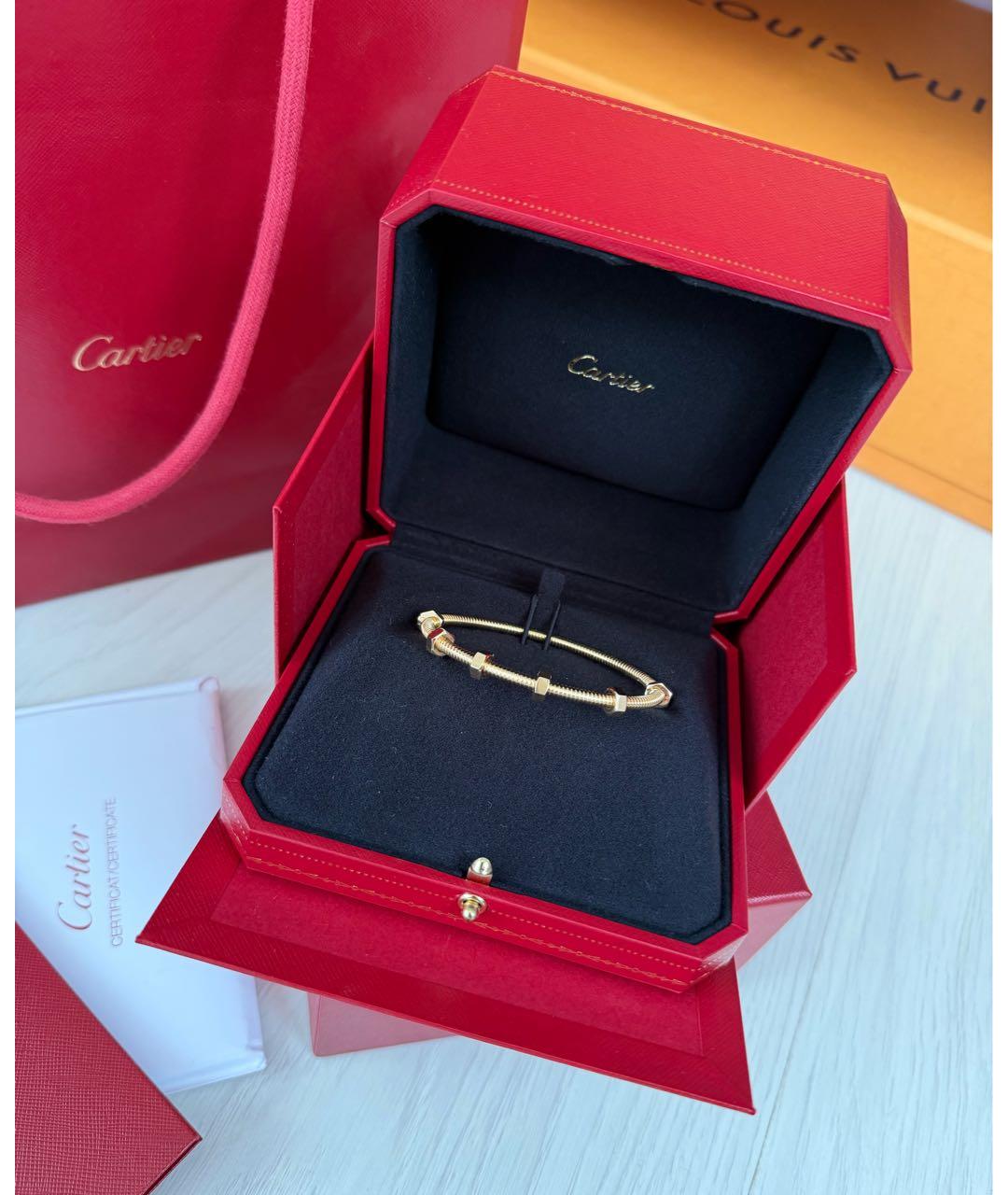 CARTIER Золотой браслет из желтого золота, фото 2
