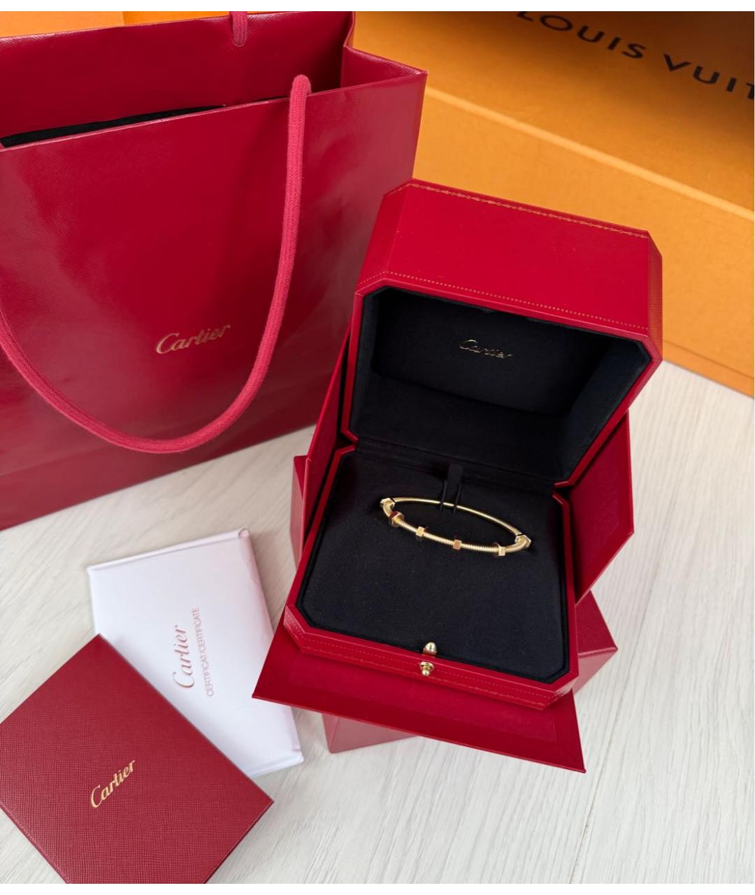 CARTIER Золотой браслет из желтого золота, фото 3