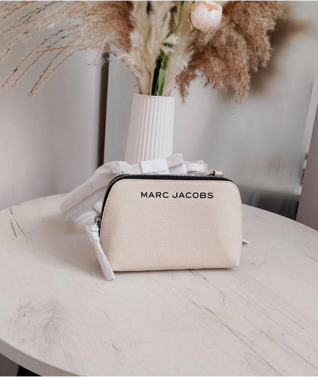 MARC JACOBS Бежевая кожаная сумка через плечо, фото 6