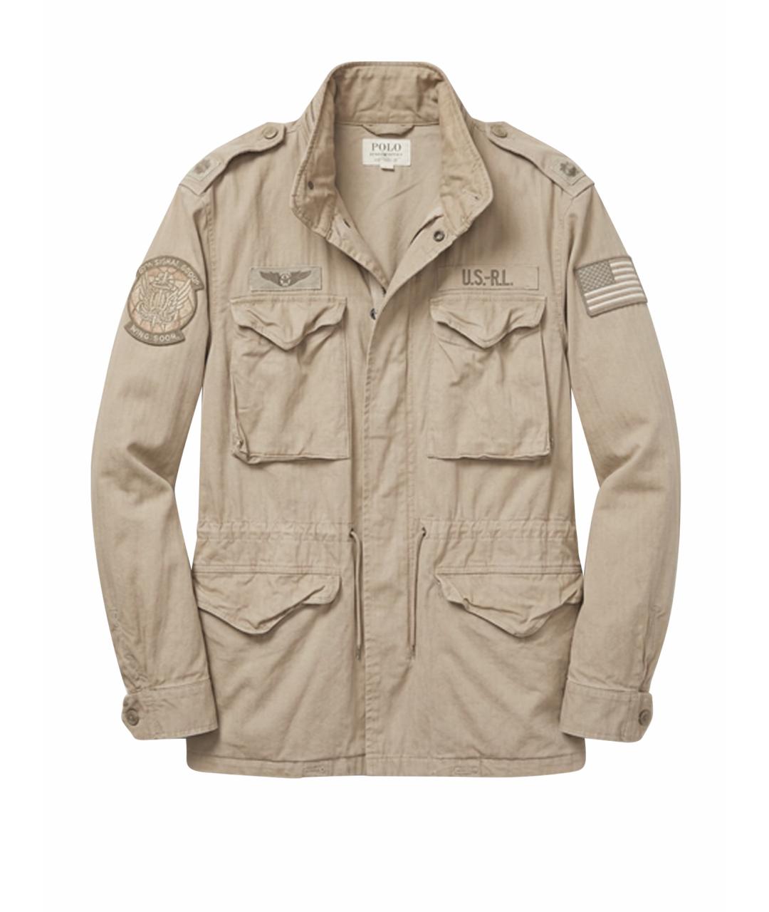 POLO RALPH LAUREN Хаки хлопковая куртка, фото 1