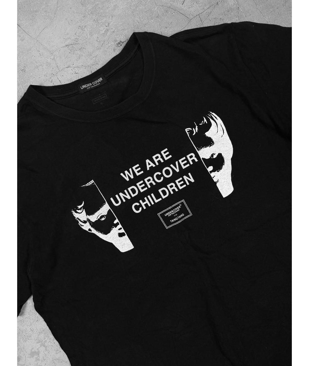 UNDERCOVER Черная хлопковая футболка, фото 3