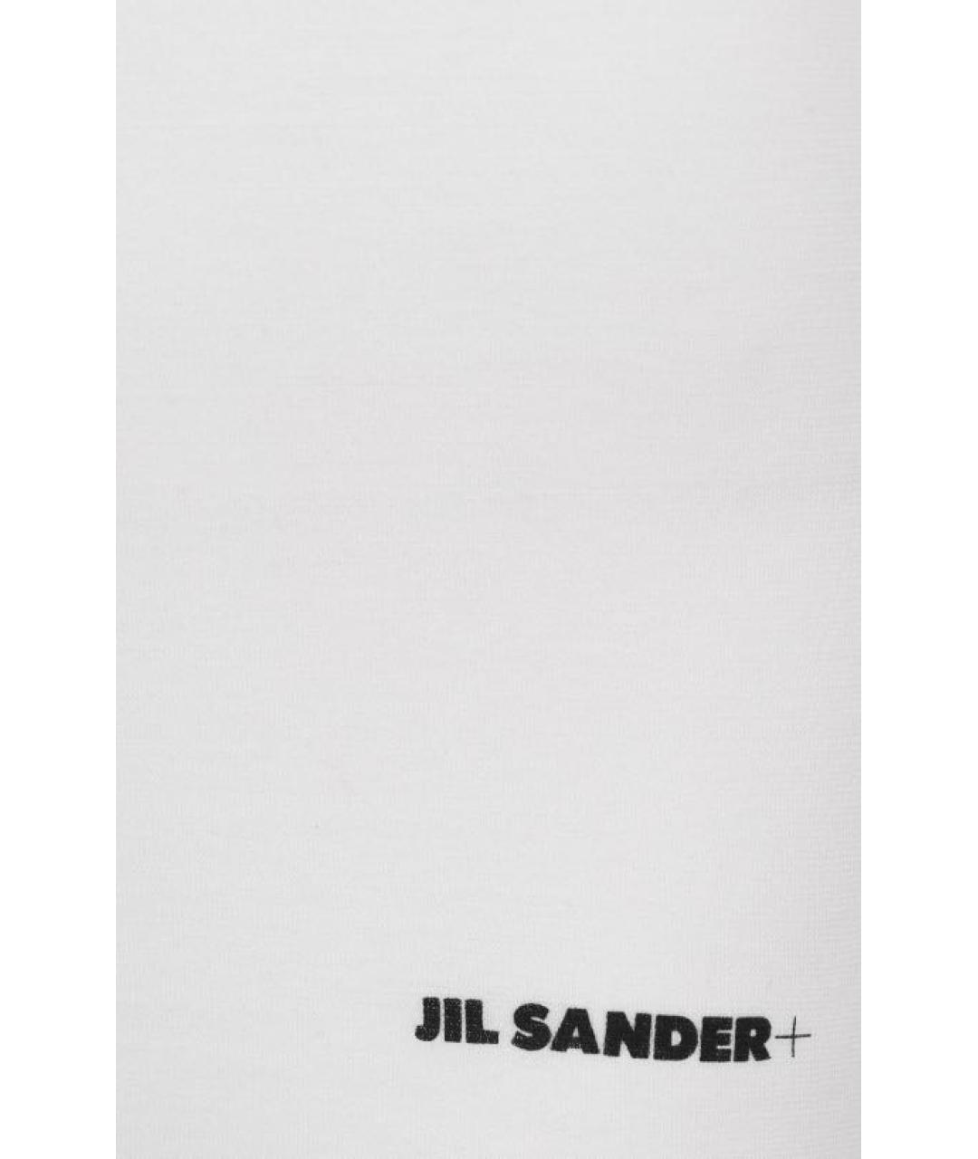 JIL SANDER Белая хлопковая майка, фото 6