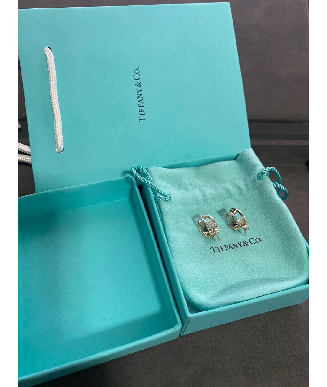 TIFFANY&CO Серебряные серьги, фото 5
