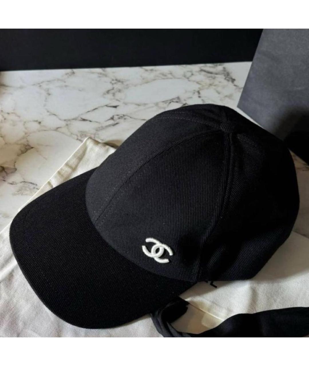 CHANEL Черная кепка, фото 3