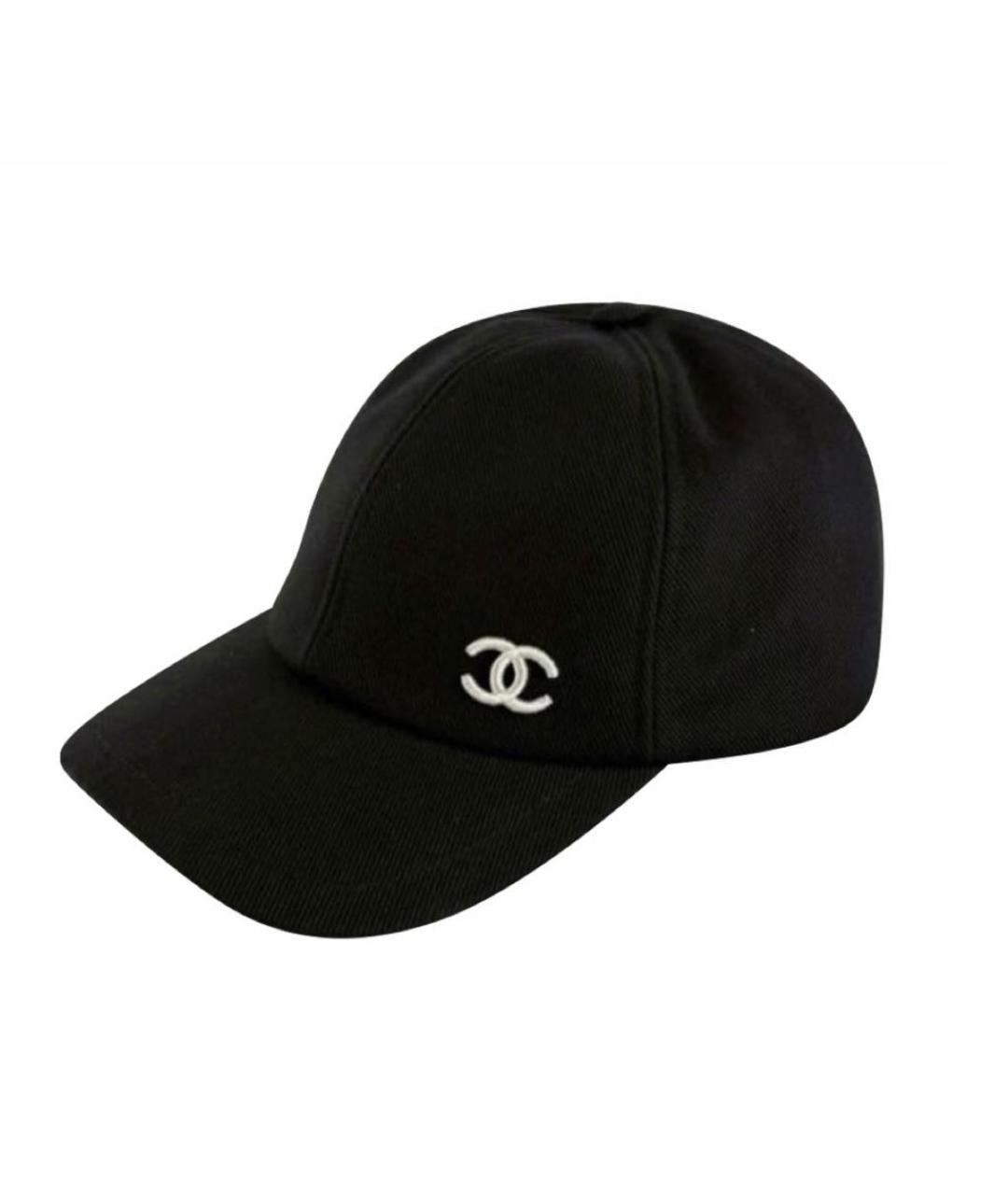 CHANEL Черная кепка, фото 1