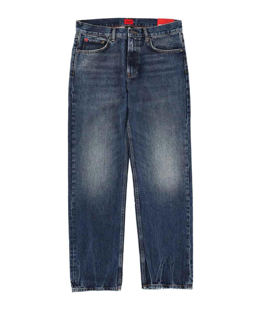 HUGO BOSS Синие хлопковые джинсы, фото 1