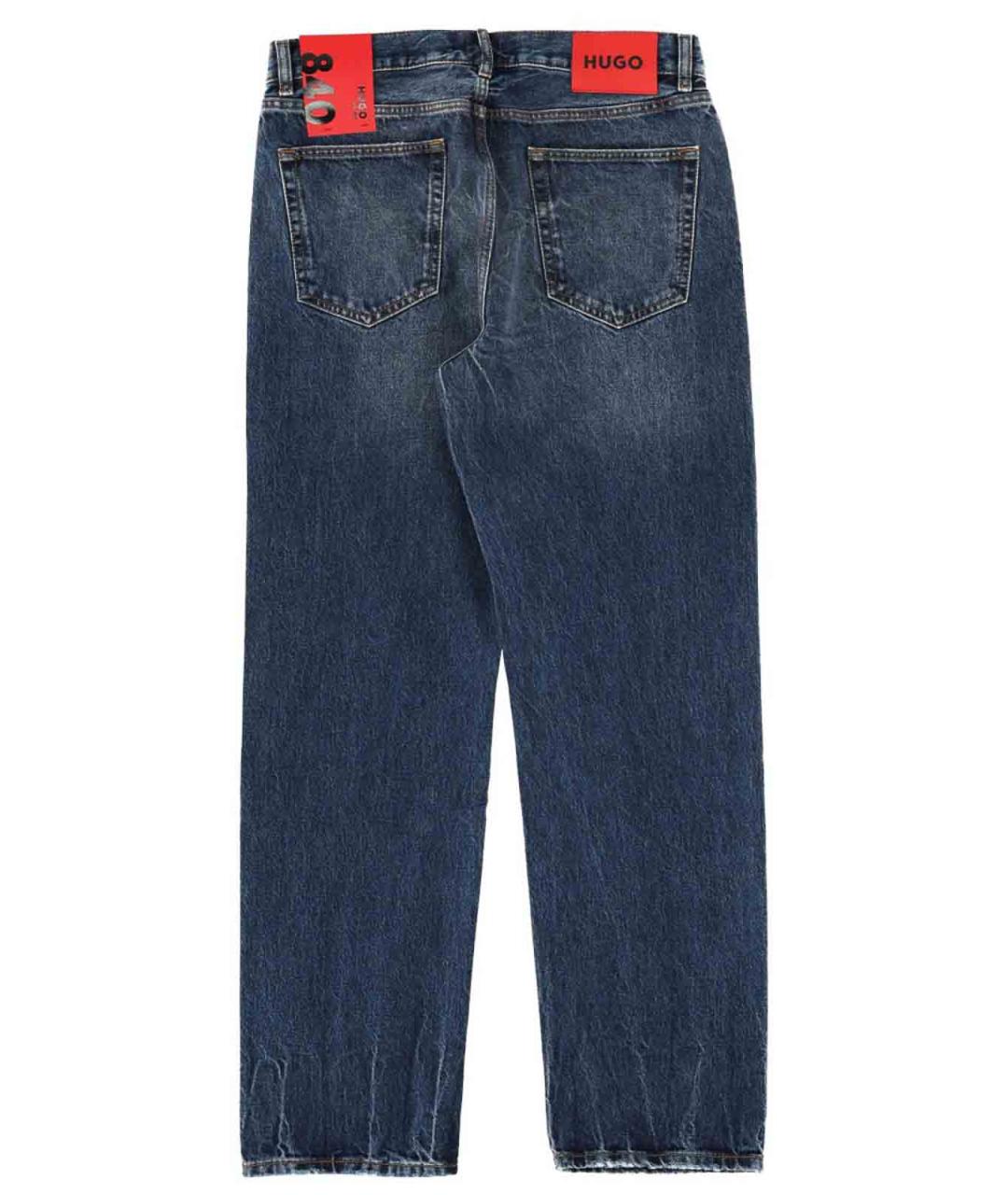 HUGO BOSS Синие хлопковые джинсы, фото 3