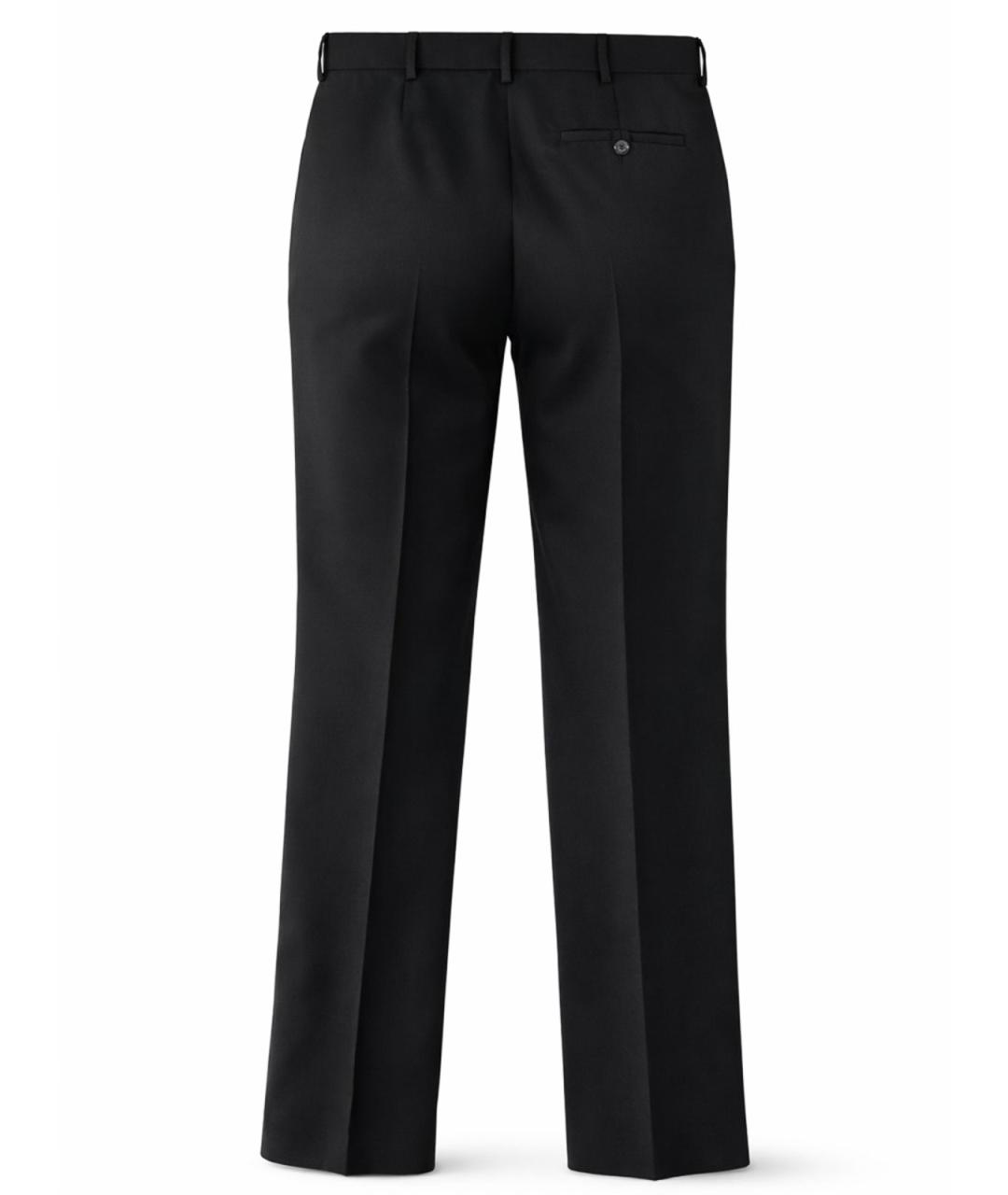 MOSCHINO Черные шерстяные прямые брюки, фото 2