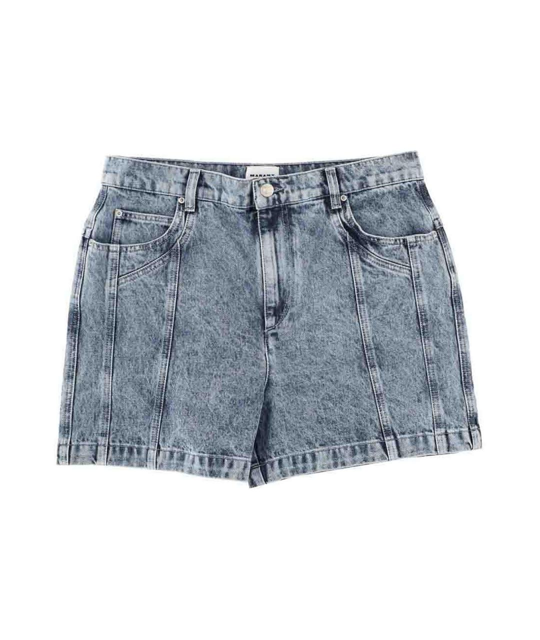 ISABEL MARANT Синие хлопковые шорты, фото 1