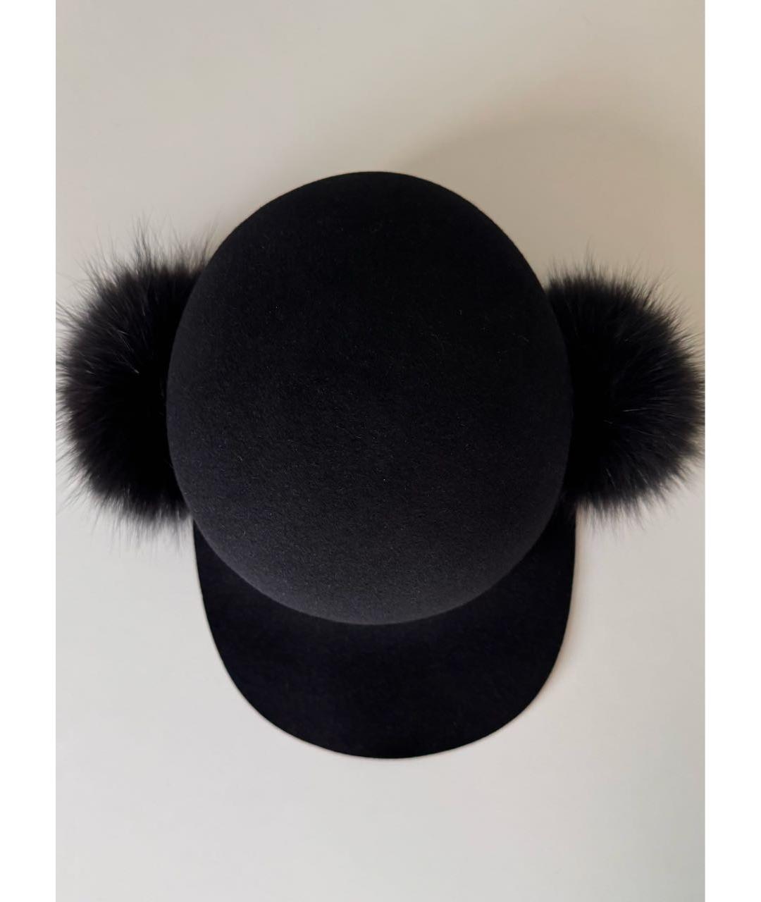 LANVIN Черная шерстяная кепка, фото 5