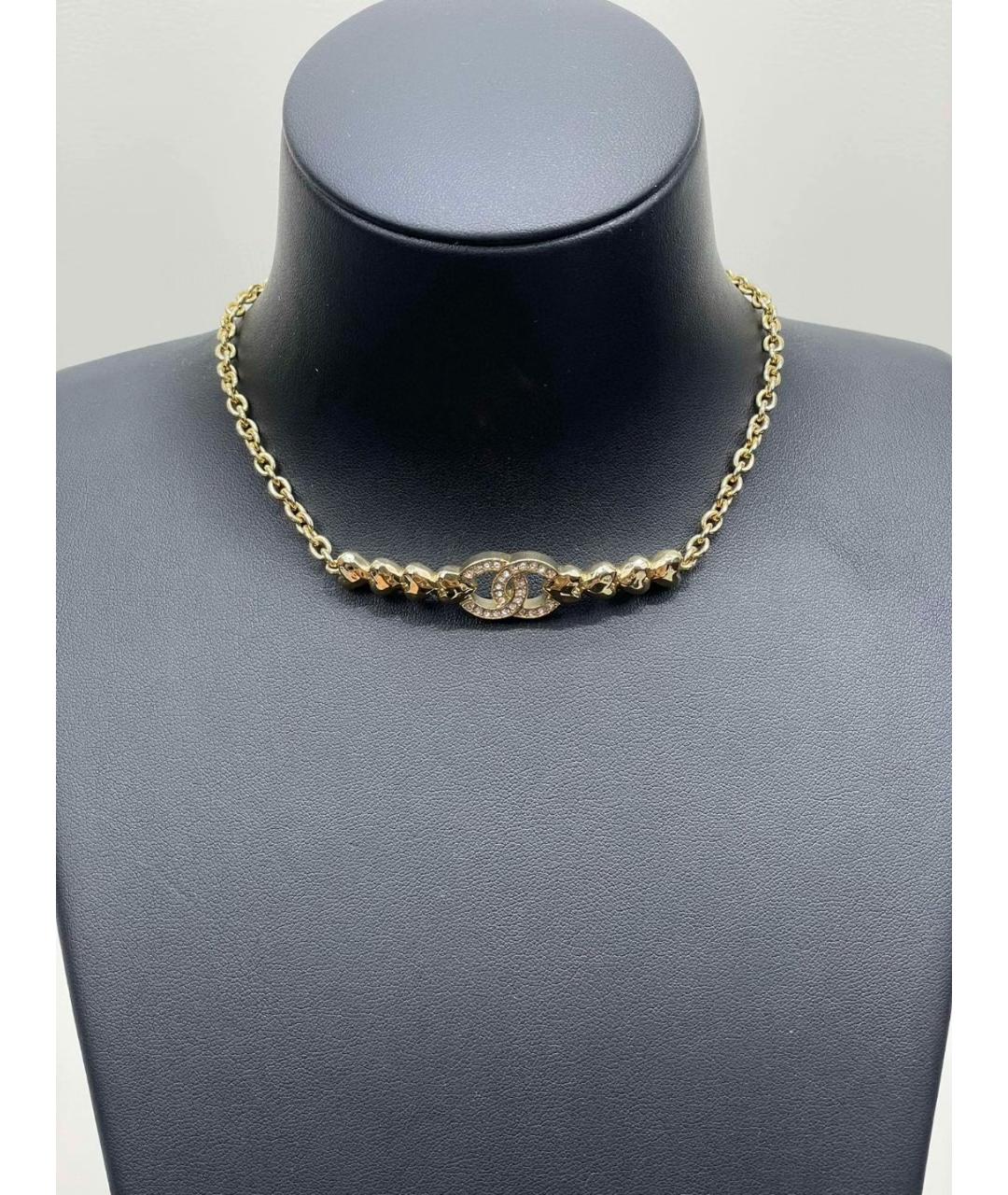 CHANEL Золотое колье, фото 3