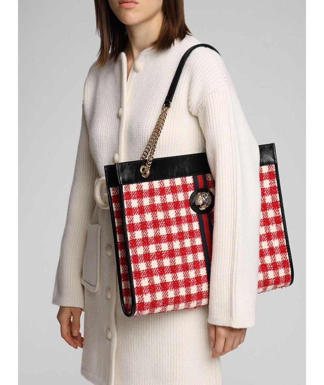 GUCCI Мульти твидовая сумка тоут, фото 5