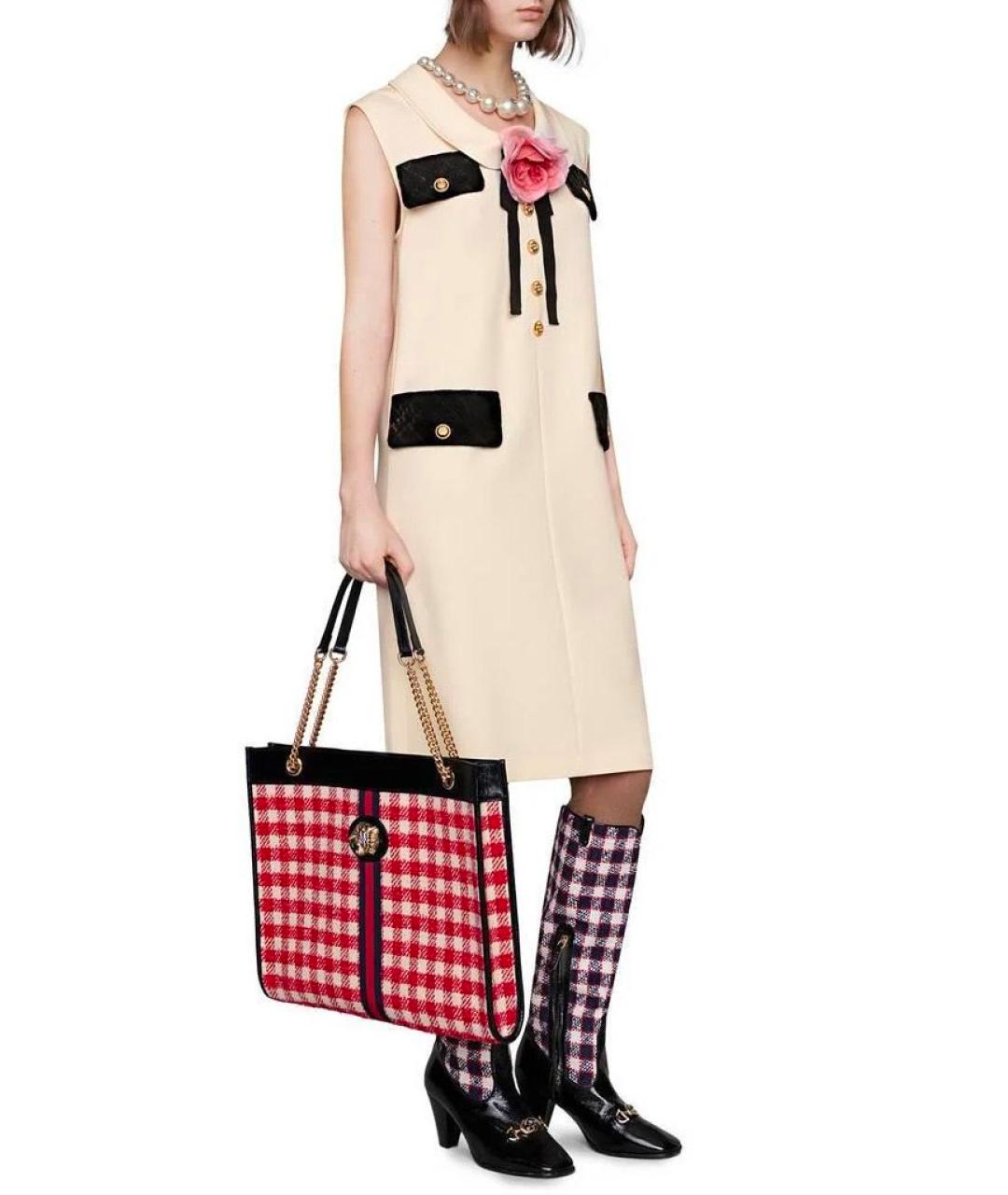 GUCCI Мульти твидовая сумка тоут, фото 6