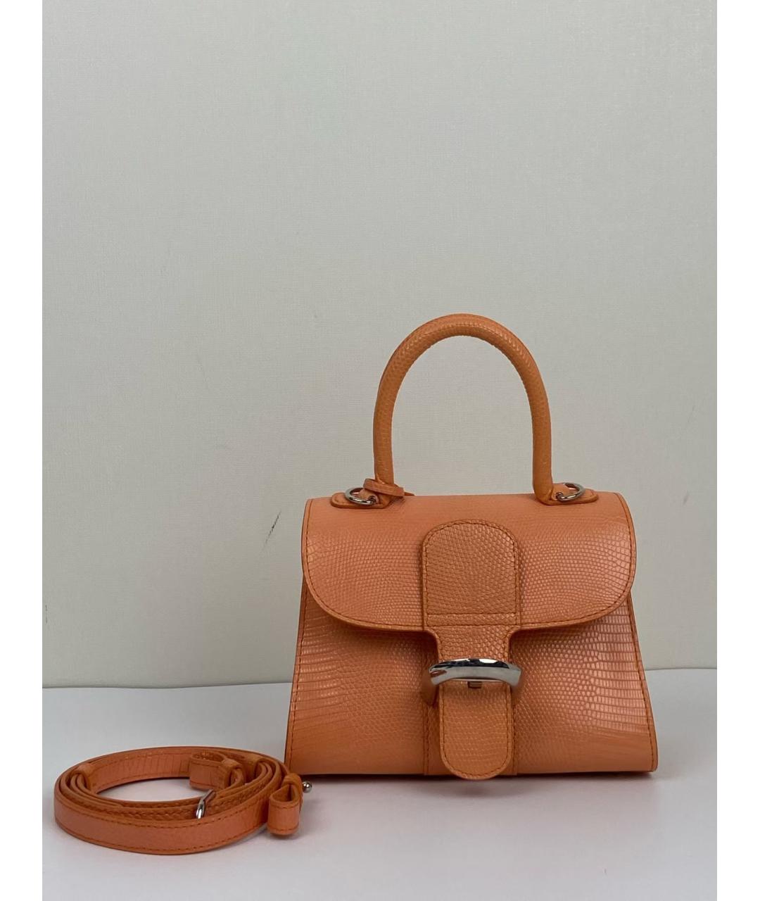 DELVAUX Коричневая кожаная сумка через плечо, фото 2