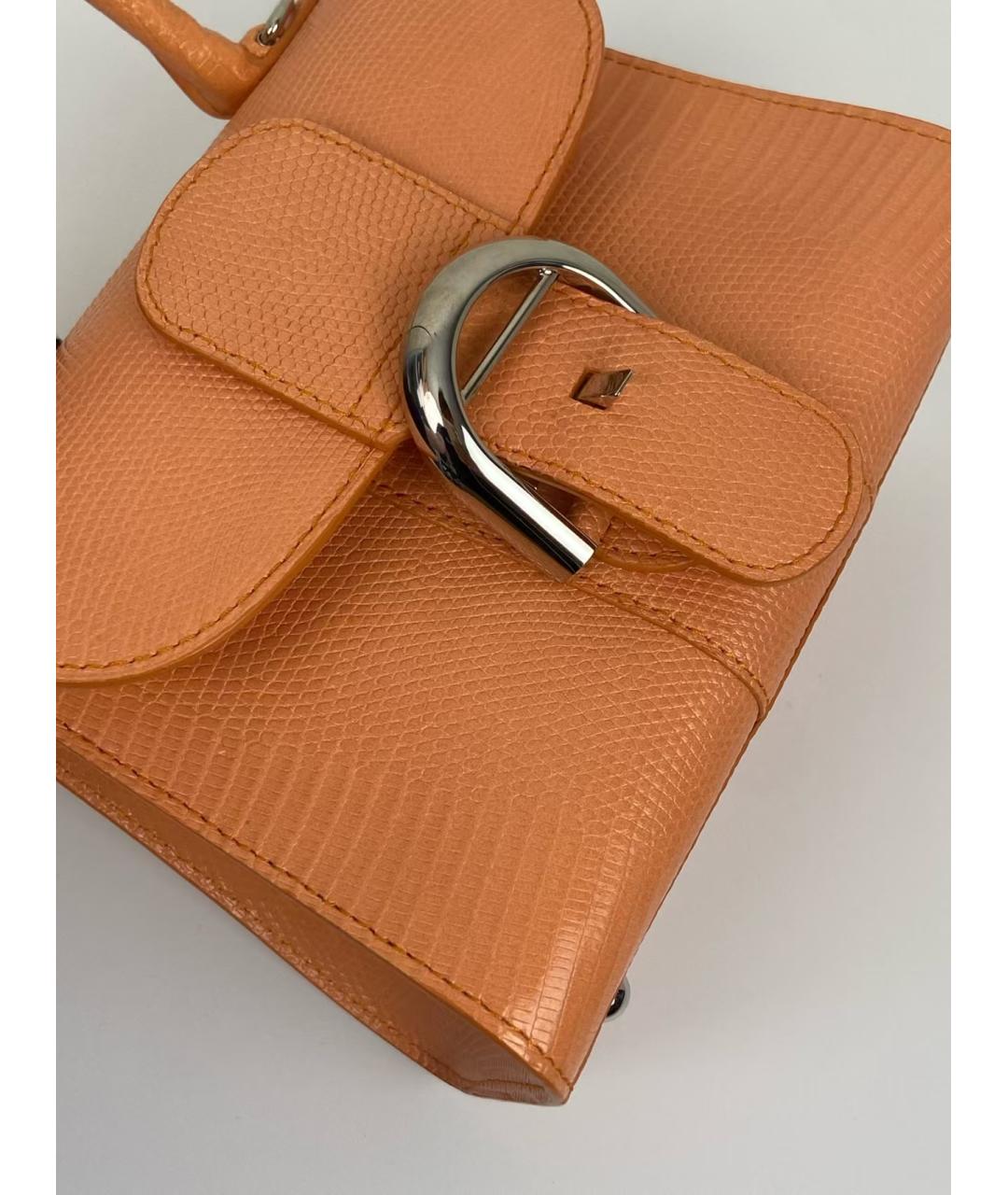 DELVAUX Коричневая кожаная сумка через плечо, фото 5