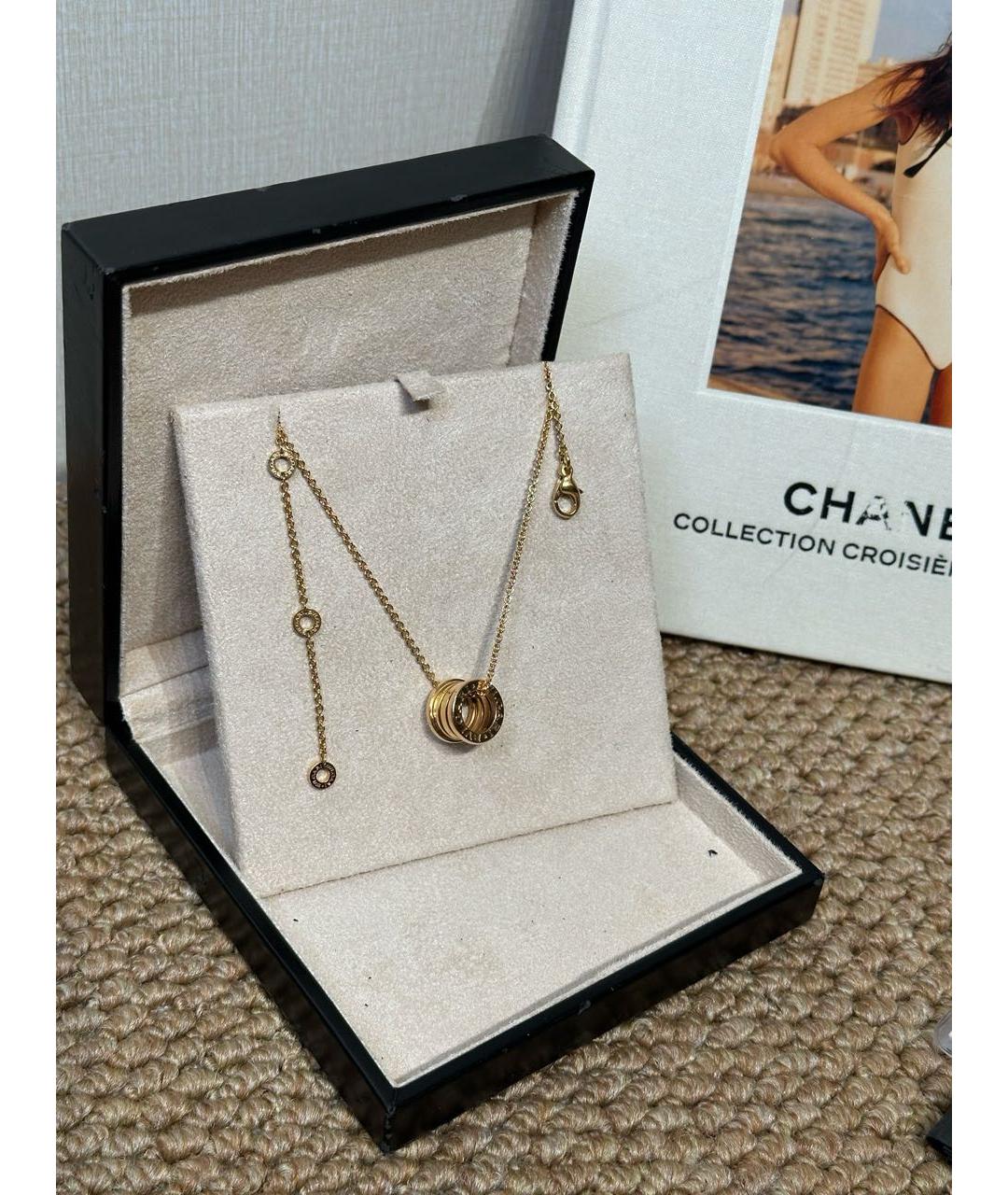 BVLGARI Золотое колье из розового золота, фото 2