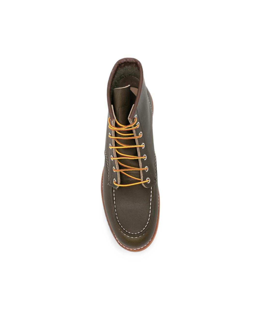 RED WING Коричневые кожаные высокие ботинки, фото 2