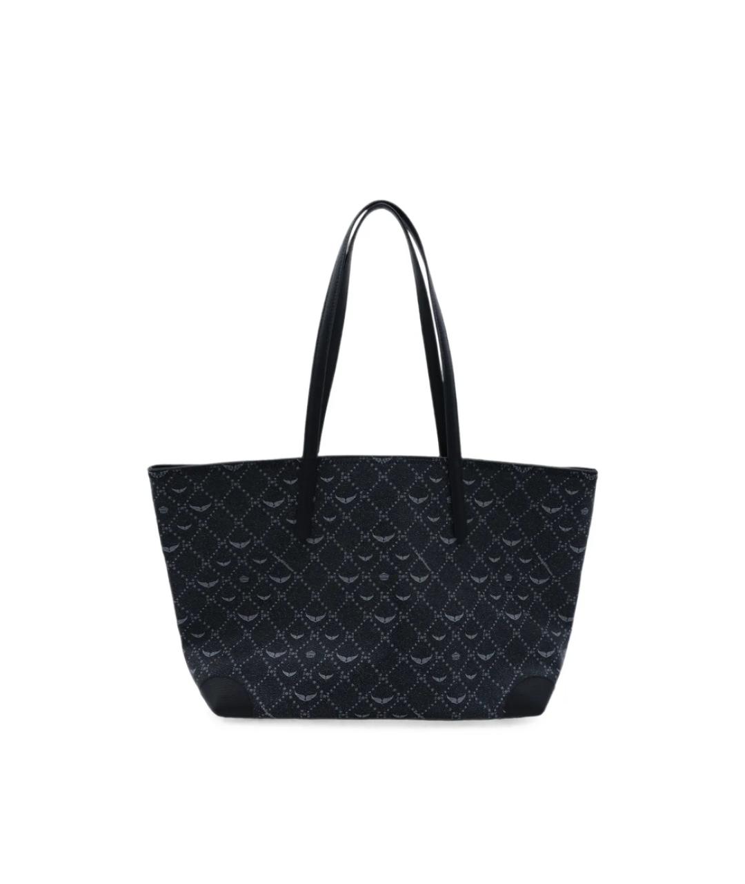 ZADIG & VOLTAIRE Черная синтетическая сумка тоут, фото 4