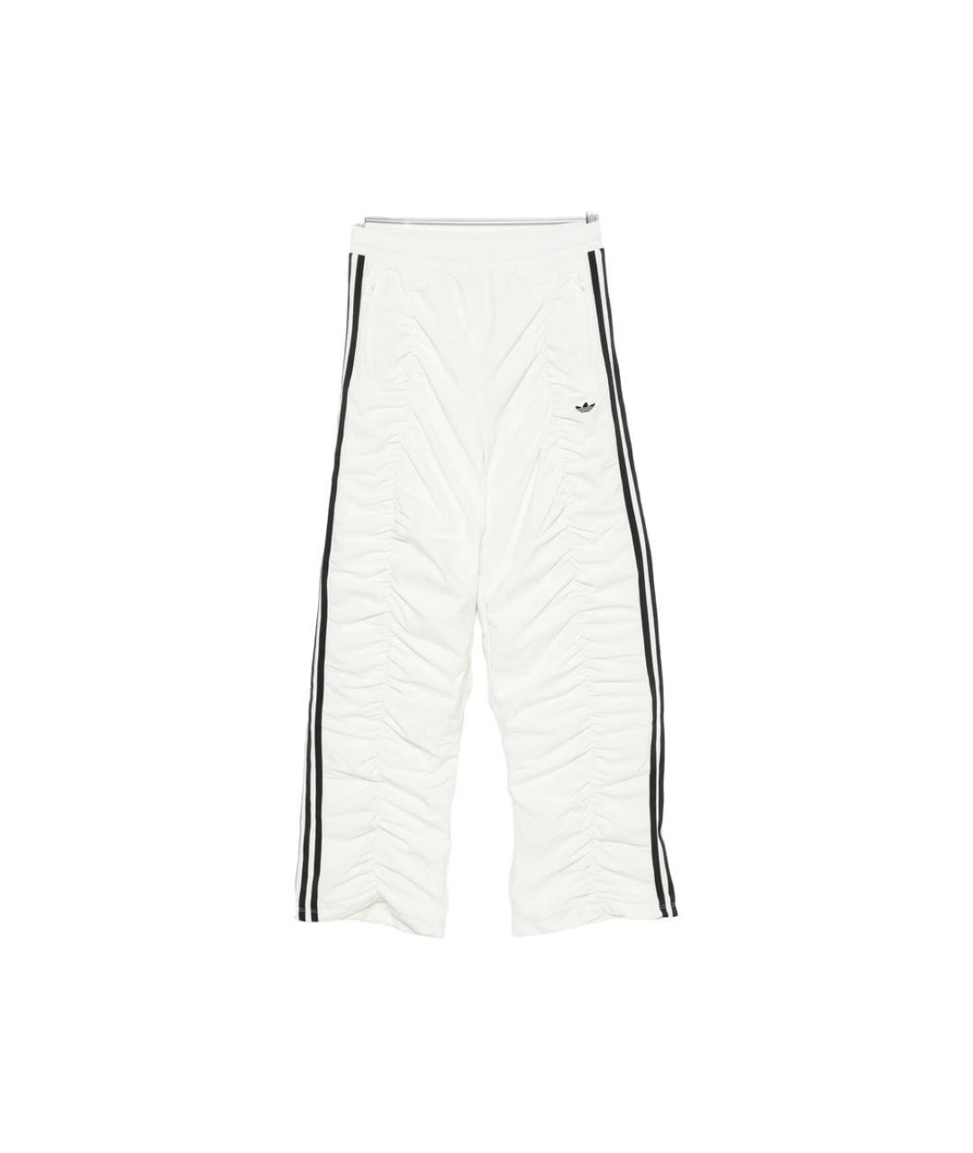ADIDAS Белые прямые брюки, фото 1