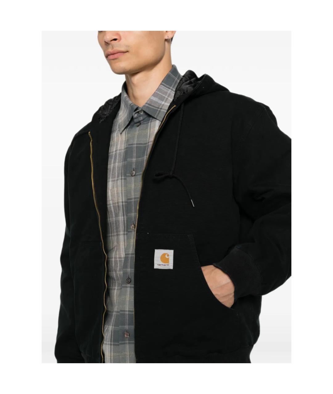 CARHARTT Черная хлопковая куртка, фото 5