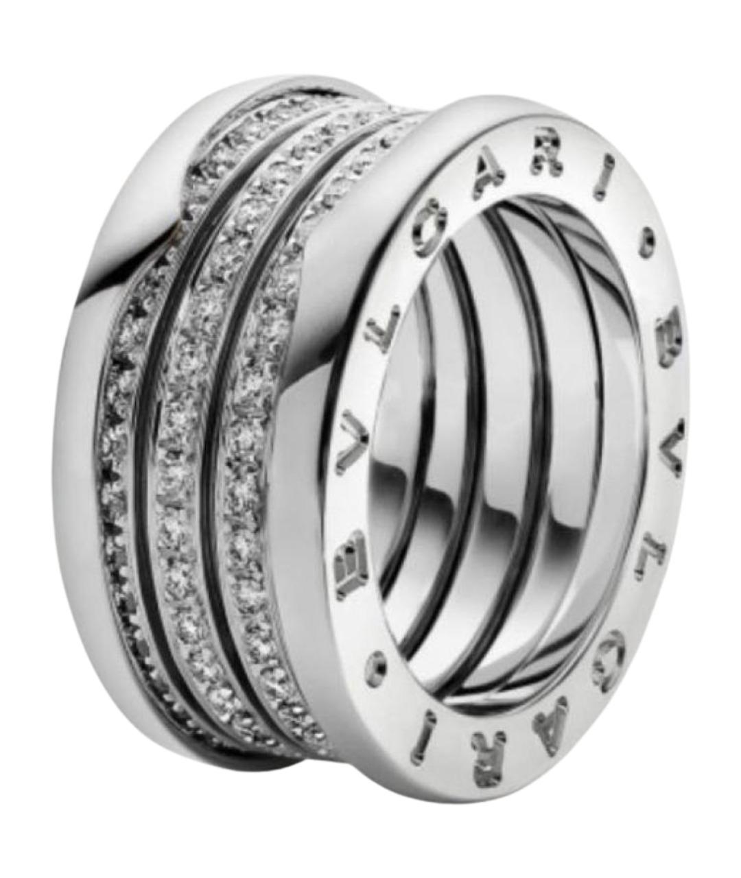 BVLGARI Белое кольцо из белого золота, фото 1