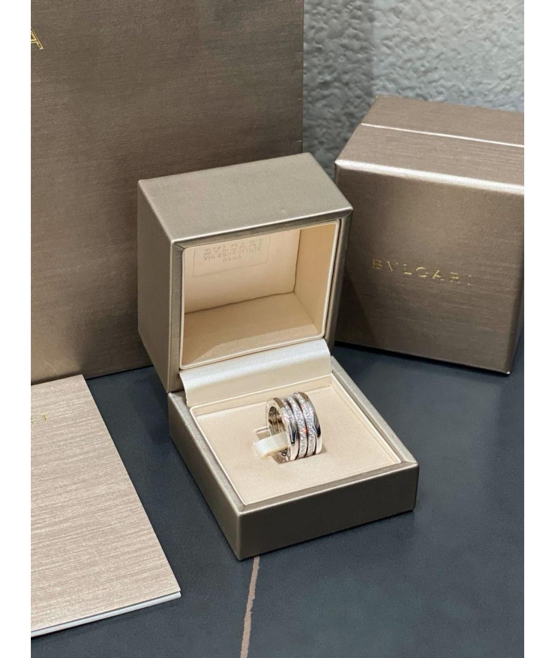 BVLGARI Белое кольцо из белого золота, фото 3